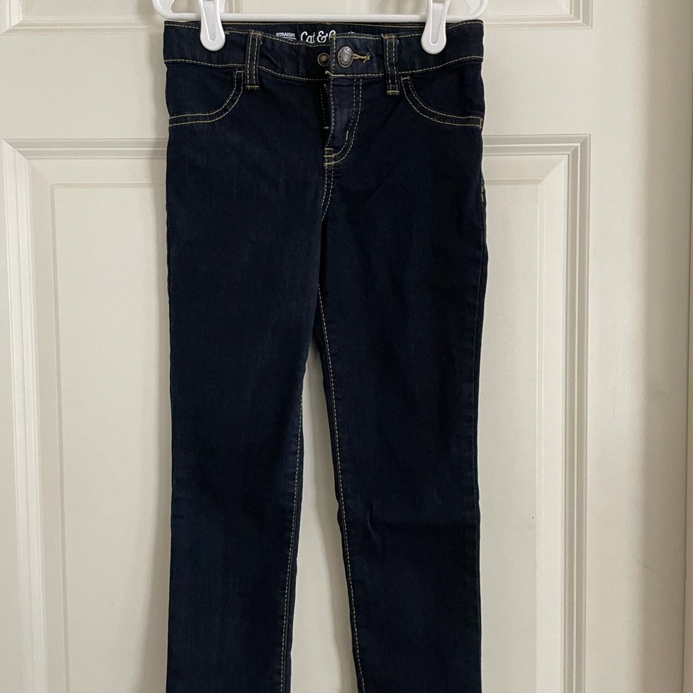 Cat & Jack Girls Straight Jeans